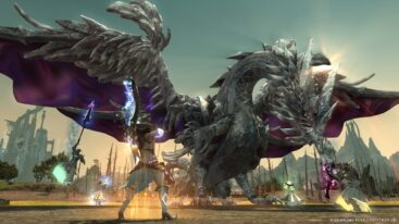 Final Fantasy 14 Xiv Fighting A Dragon