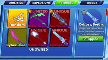 Roblox Blade Ball Cyborg Sword