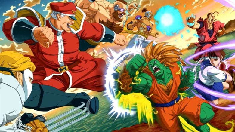Arte de Street Fighter X Dragon Ball