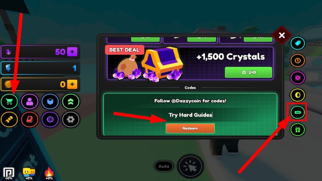 How To Redeem Codes In Anime Attackers Simulator Roblox