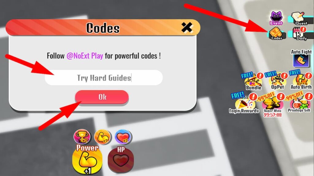 How To Redeem Codes In Bathroom Fighting Simulator Roblox