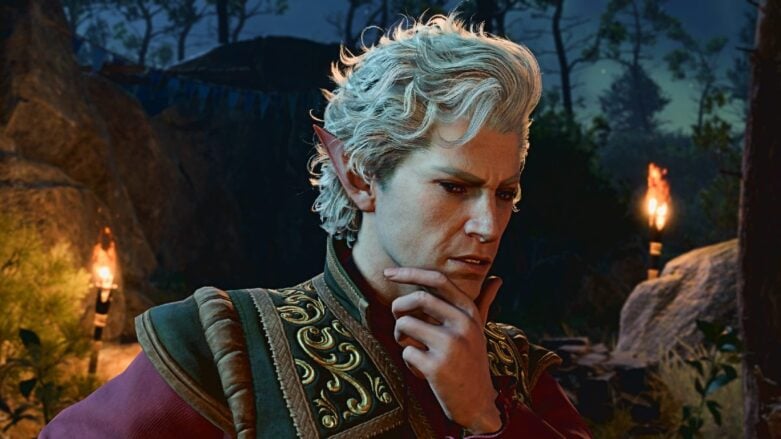 Baldurs Gate 3 Astarion Thinking Pondering