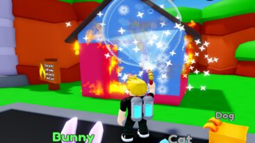 Fight Fire Simulator Avatar Putting Out A House On Fire
