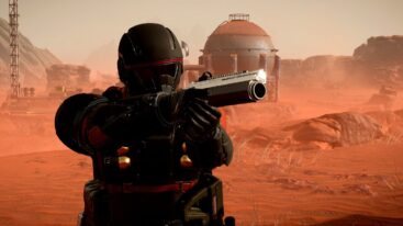 Helldivers 2 Aiming Weapon In Desert