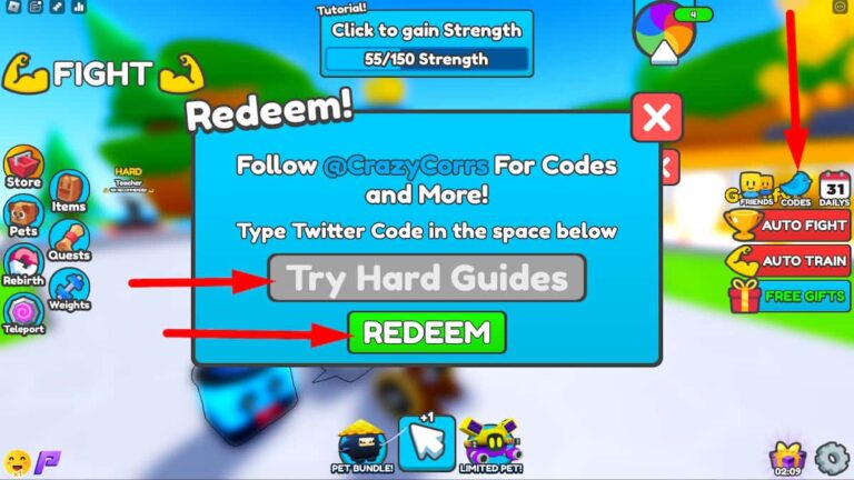 Bicep Simulator Codes [Upd] (July 2026) - Try Hard Guides