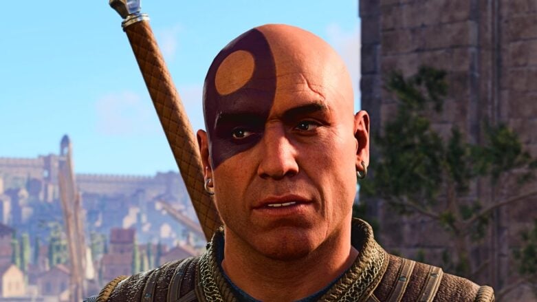 Baldurs Gate 3 Bandido Cara Calva