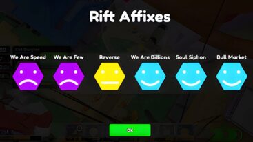Rift Affixes Anime Crossover Defense
