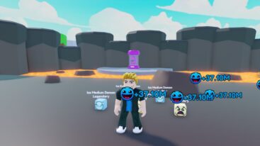 Roblox 100k Lobotomy Simulator Standing Near Lava And Cliifs With Pets
