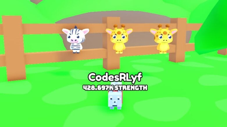 Roblox Animal Race As A Dog With Three Pets Floating Behind On Grass
