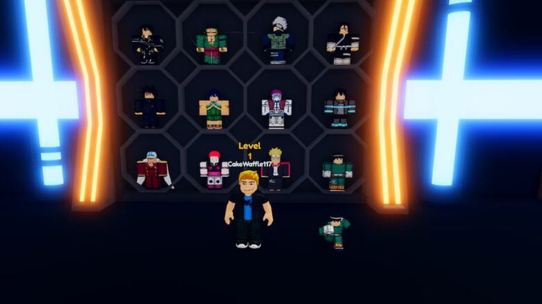 Roblox Anime Fantasy Standing In Front Of Anime Units