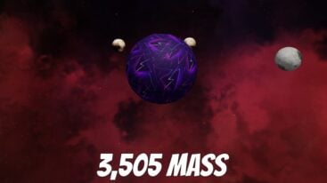 Roblox Eat The Universe Simulator A Vaporwave Purple Planet Surrounded By Three Moons In Red Space