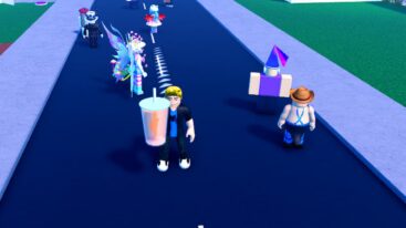 Roblox Make Boba And Prove Mom Wrong Standing In Street Holding Boba