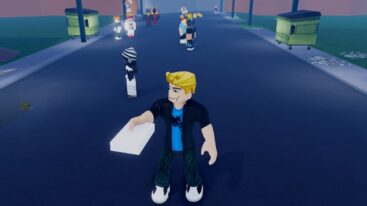 Roblox Prove Dad Wrong By Making Phones Standing On Street Filled With Avatars Holding Phones