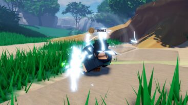 Roblox Shinobi Battlegrounds Charging Forward With Lightning In Hand
