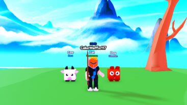 Roblox Sword Legends Simulator Standing Near Tree With Blue Mountain Behind