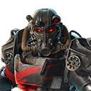 Fortnite Black Knight T-60 Power Armor Cosmetic Style for T-60 Power Armor Skin
