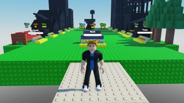 Roblox Addicting Money Game Standing On Grey Bridge