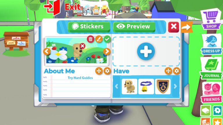 How To Adjust & Edit Pet Display Banner In Adopt Me - Try Hard Guides