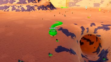 Roblox Be A Snake A Green Snake In A Desert Near A Tunnel