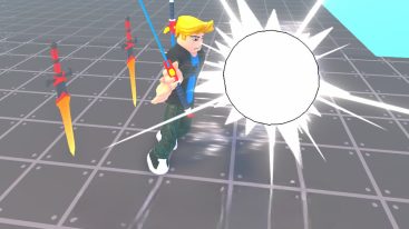 Roblox Blade Orb Simulator Whacking A White Orb With A Sword