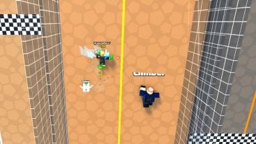 Roblox Climb Race Simulator Climbing Up A Stone Wall