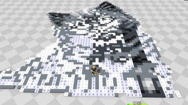 Roblox Color By Numbers 2 Painting A Cat By Numbers Lots Of Two Three Four Five Numbers Left