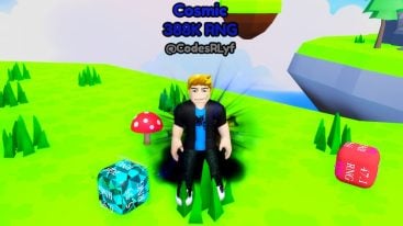 Roblox Dice Rng Standing On Grass Next To Diamond Dice And Red Dice