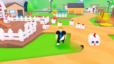 Roblox Egg Empire Standing With Chickens