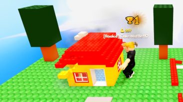 Roblox Lego Building Simulator Building A Yellow And Red House