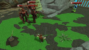 Roblox Loreknights Being Attacked By Golems And Plants