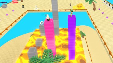 Roblox Math Tower Race Rising Block Towers Over Lava