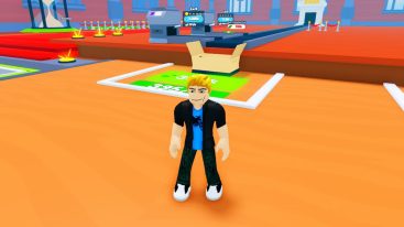 Roblox Money Factory Tycoon Standing On Orange Floor Making Money