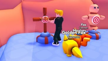 Roblox Target Practice Simulator Hitting A Target Cross With Pets