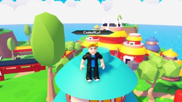 Roblox Anime Destiny Simulator Standing On Blue Roof