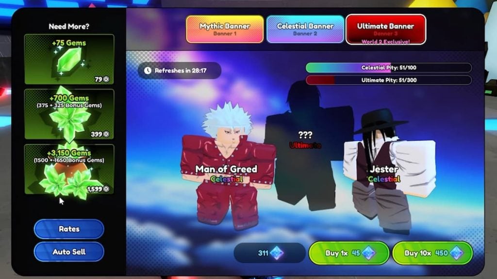 How to Get Jewels for [Ultimate] Banner 3 in Anime Last Stand [World 2 ...