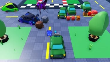 Roblox Car Race Clicker Green Car Blue Car