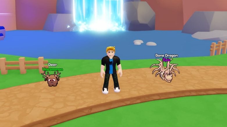 Roblox Diddy Simulator Standing Near Waterfall