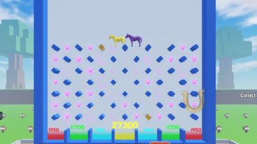 Roblox Horse Plinko Tycoon Gold Purple Horse Above Board