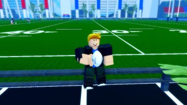 Roblox Rugby Conversion Simulator Holding Rugby Ball Near Pitch