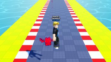 Roblox Skateboard Race Clicker Boarding Down Runway