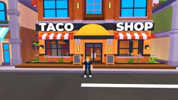 Roblox Taco Shop Tycoon Standing Outside Taco Shop