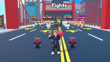 Roblox Toilet Warrior Simulator Holding A Plunger With Toilets Behind Me