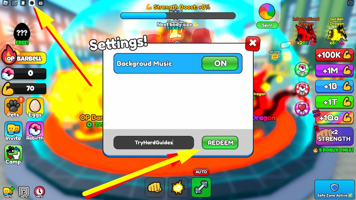 Titan Training Simulator Codes [World 2] (September 2026) - Try Hard Guides