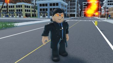 Roblox Skibidi Rng Secret Agent Standing On Road