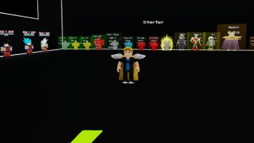 Roblox Ultra Utmm Game Standing In Black Room With Tons Of Figures