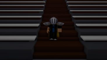 Roblox Better Meme Standing On Red Stairs