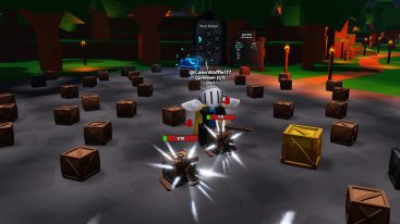 Roblox Rng Odyssey Whacking Wooden Crates With My Sword