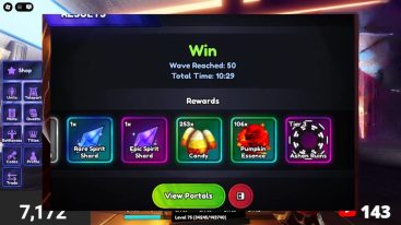 Roblox Anime Last Stand Ashen Ruins Portal Rewards