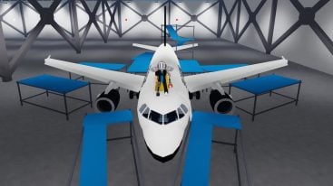 Roblox Build A Plane Tycoon Standing On White Plane