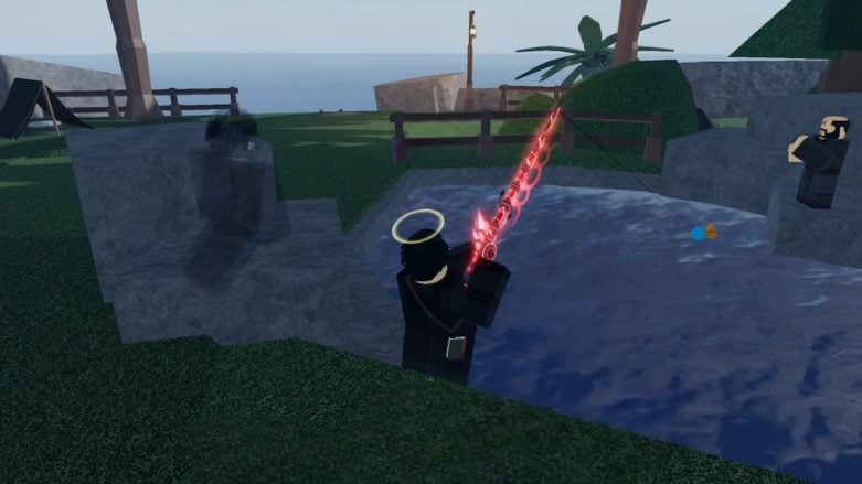Roblox Fisch Rod Of The Depths Fishing In Water